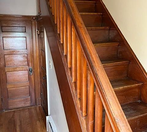 Entryway stairs up to second floor (private - not shared with anyone else)
