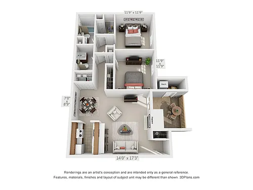 Floor plan Iris Premium
