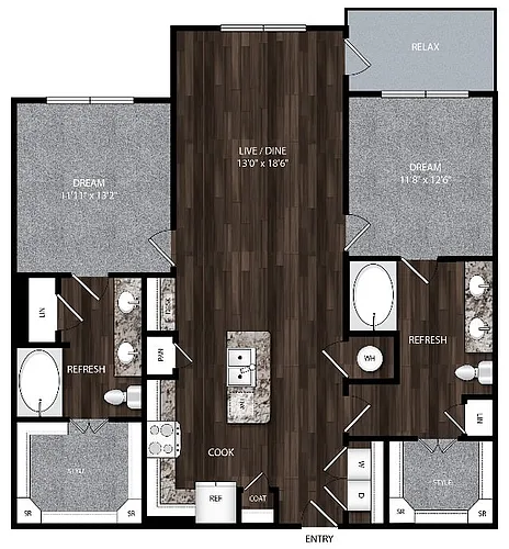 Floor plan B2A