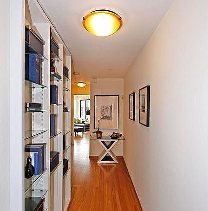 Hall to lbedroom and living room