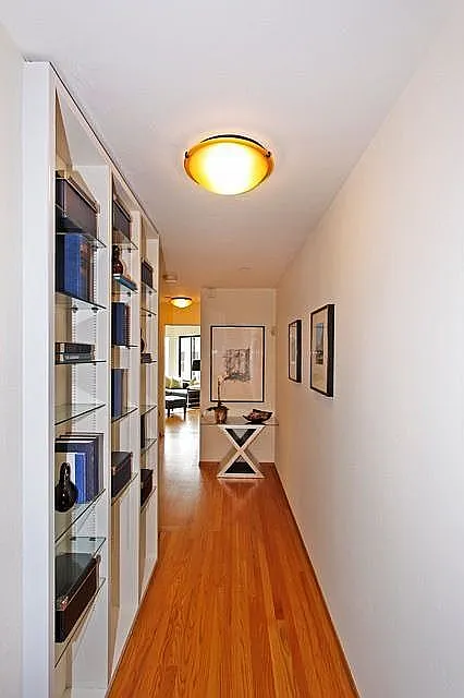 Hall to lbedroom and living room