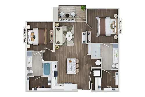 Floor plan B5B