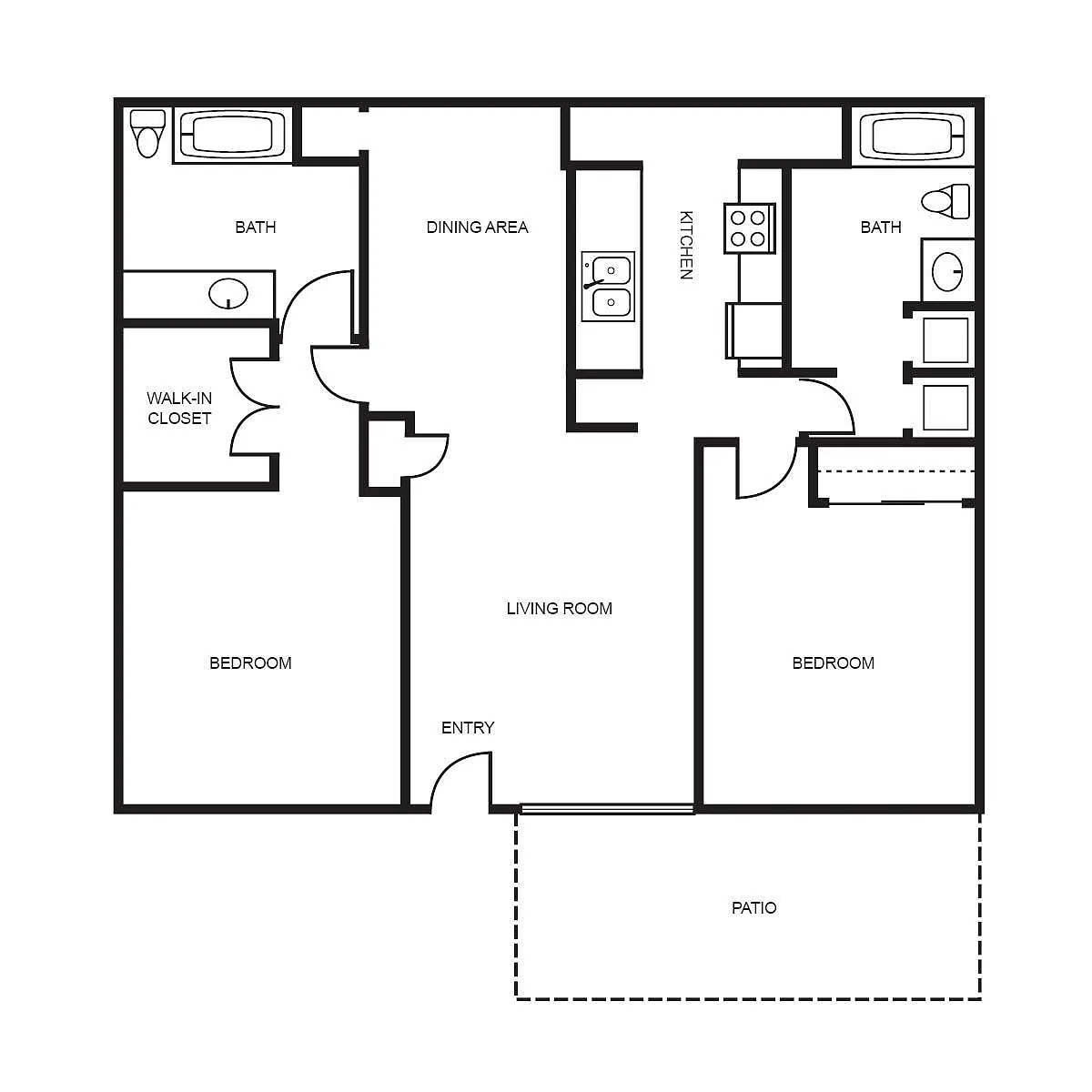 Floor plan Sonoma - Renovated