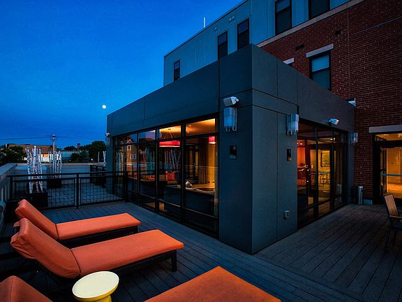 Stunning views from the roof deck