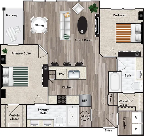 Floor plan B1