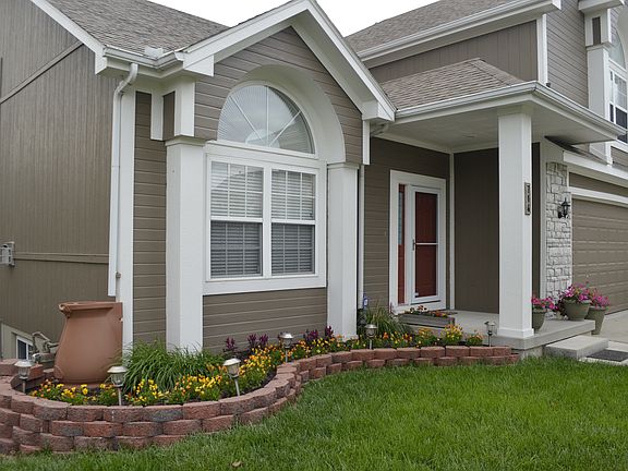 Front view looking northwest