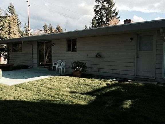 Rear view with patio