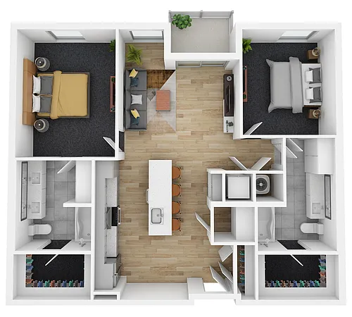 Floor plan B1