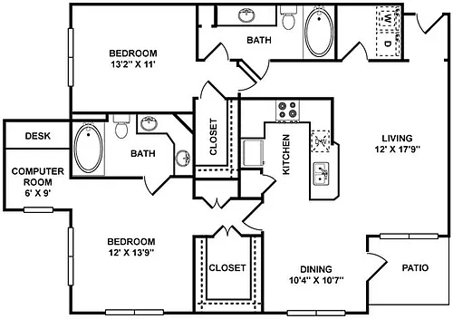 Floor plan D3
