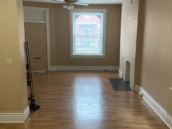 View from kitchen into front room