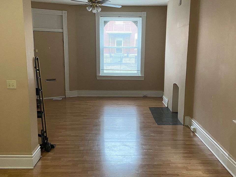 View from kitchen into front room