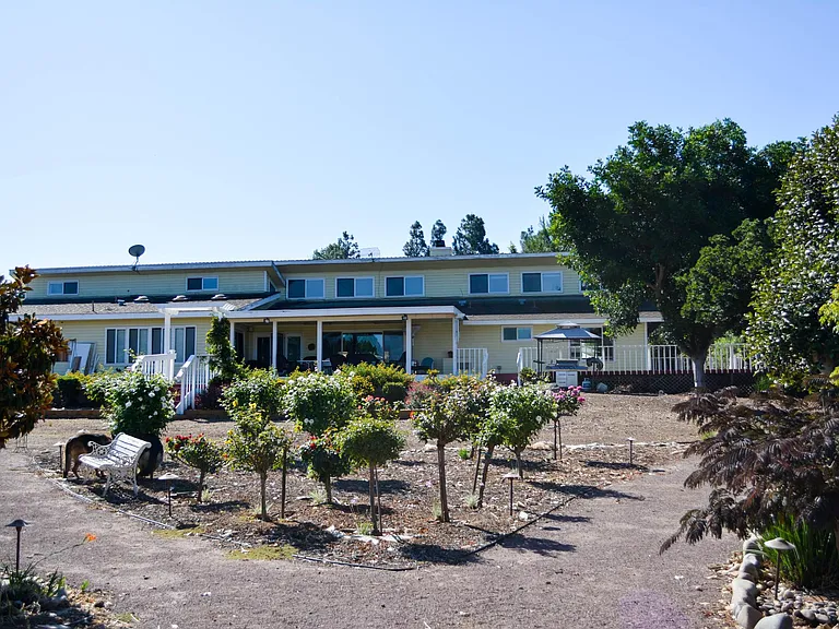 Rose Garden and paths