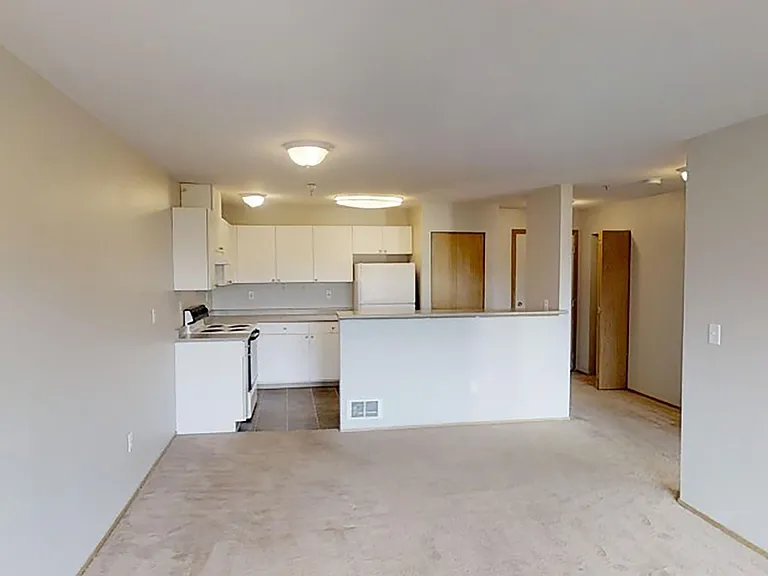 Kitchen and Living Room