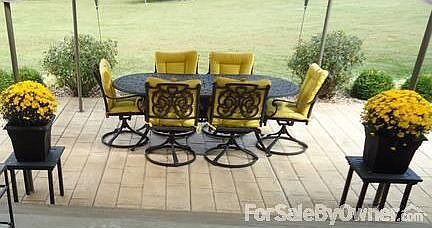 16'x40' stamped concrete back patio