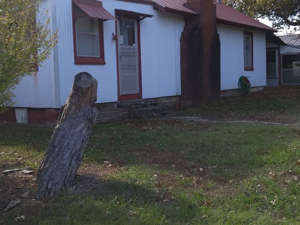 View from entry to driveway