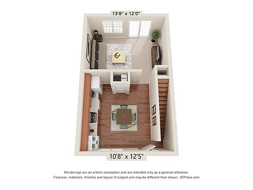 Floor plan One Bedroom