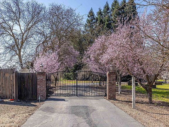 Gated entry to rear home