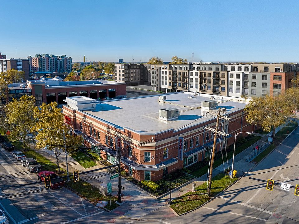 Birds Eye View of CVS and Lucky's Market