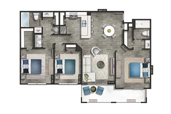 Floor plan C1