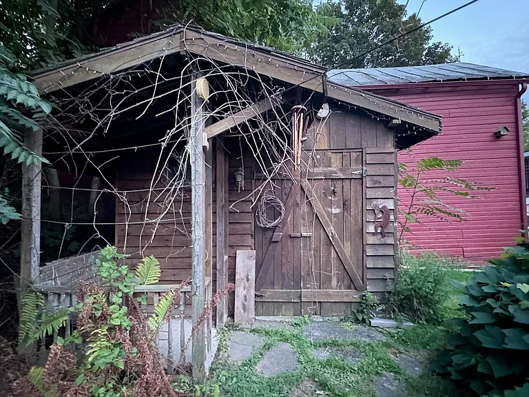 Shed in Shared Backyard