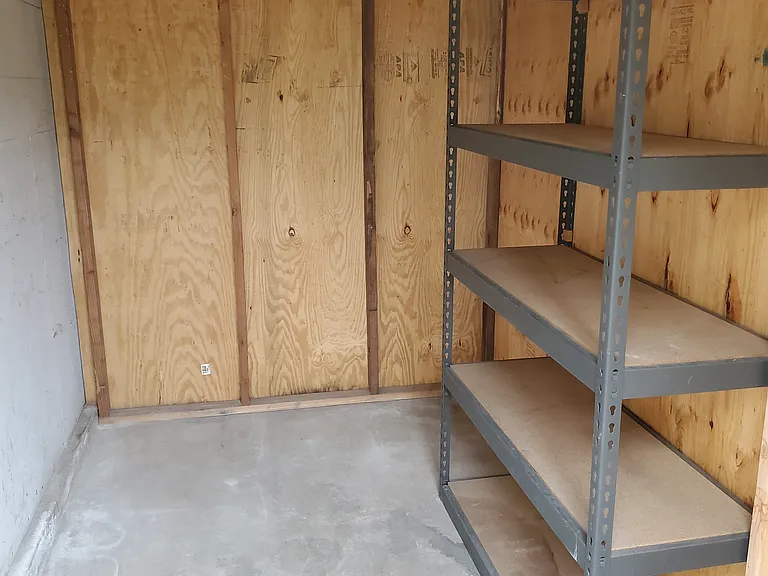 Extra storage area.