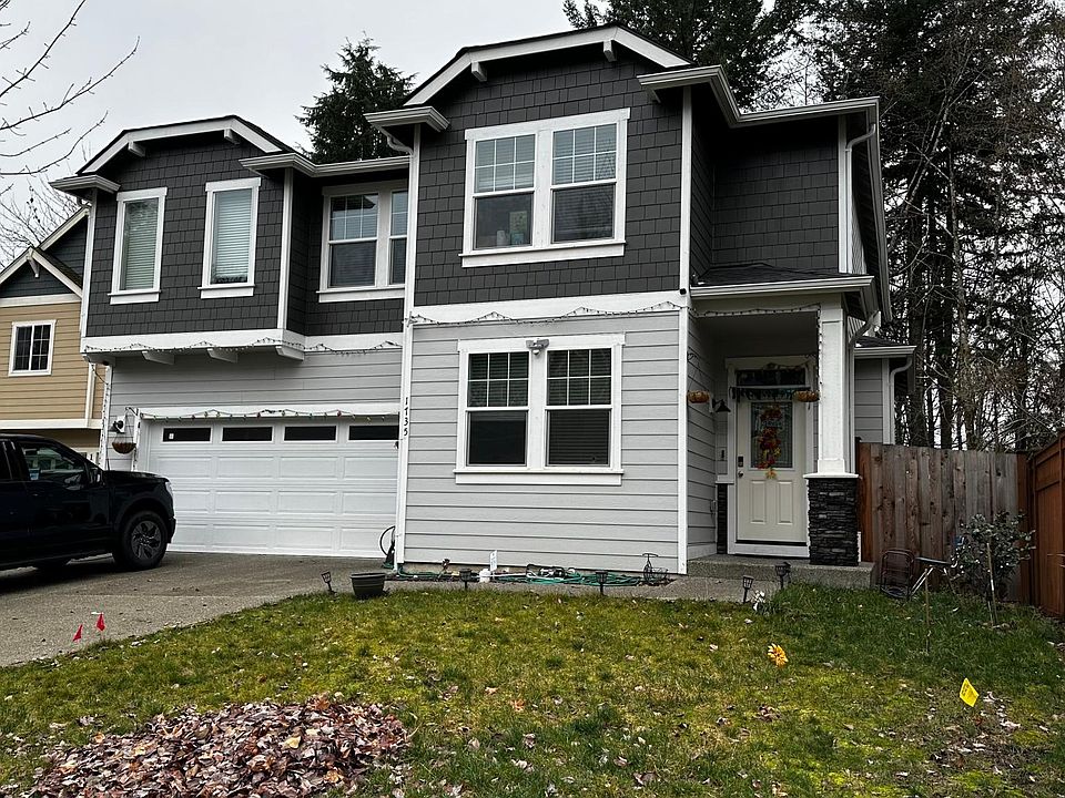 Home Street view in fall