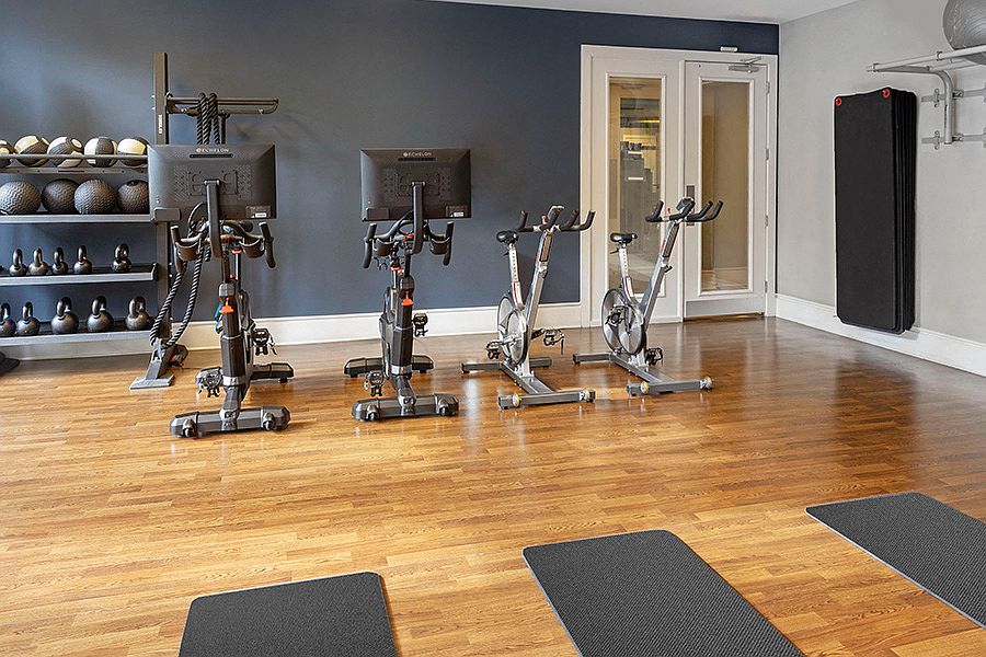 Spin and Yoga room