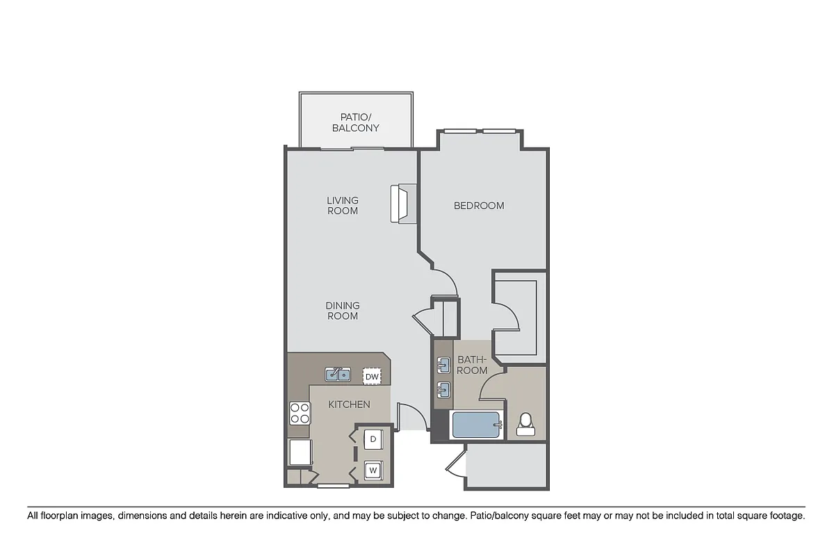 Floor plan Plan 1B