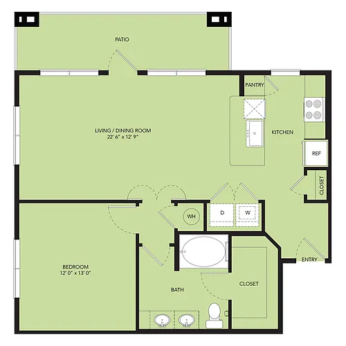 Floor plan A5-841sf