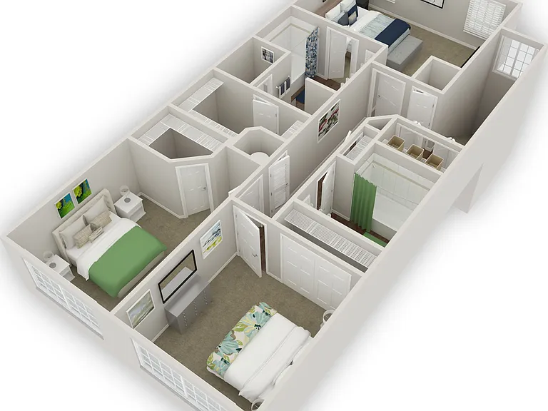 Ashland Townhomes floor plan Lowry Park