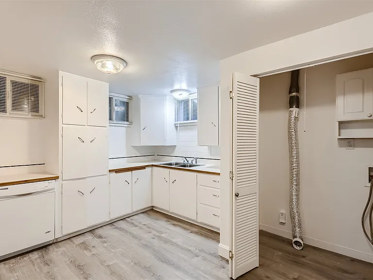 Downstairs washer/dryer hookups