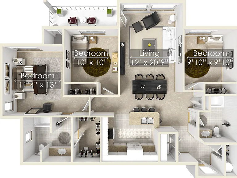 Four Lakes Apartment Homes — Photo 54