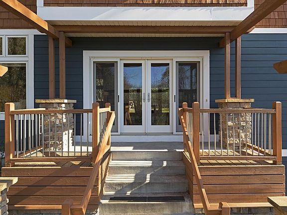Front entrance and porch.