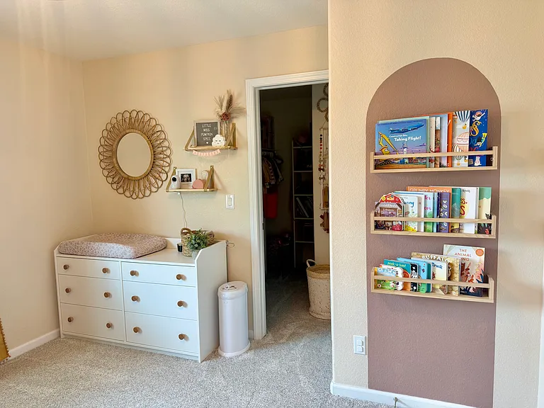 Second floor bedroom 1 - view to walk-in closet