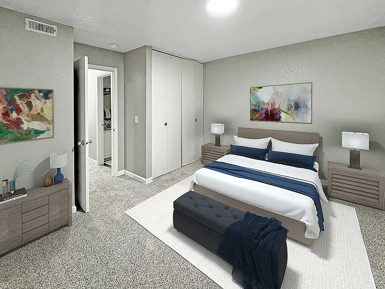 Large Bedroom with Closet