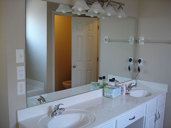 Master Bathroom-mirror and sink