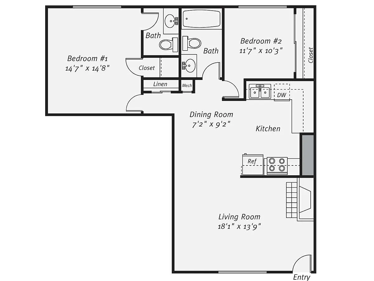 Floor plan B2
