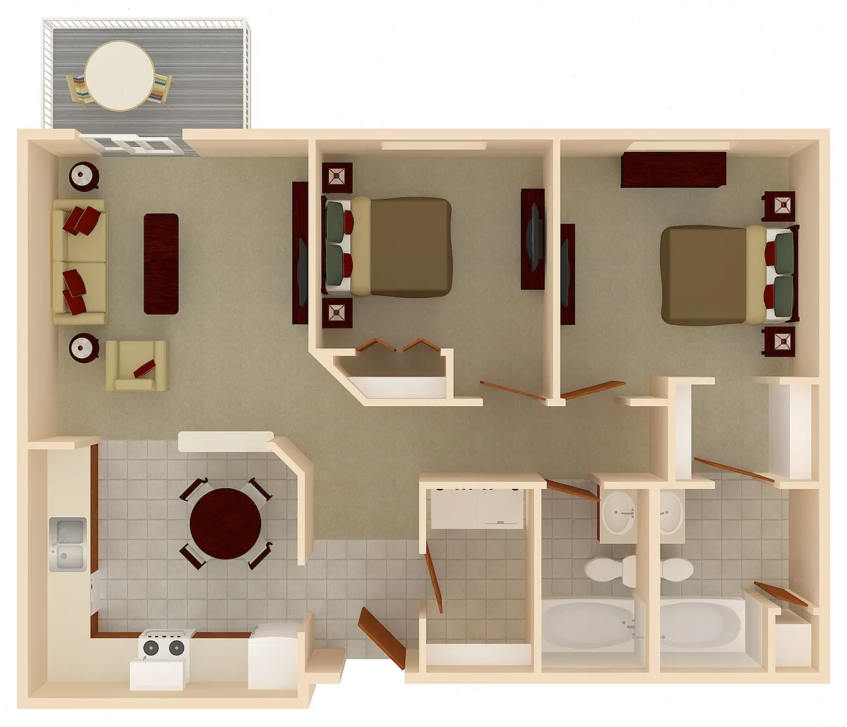 Floor plan Lincoln | Partially Renovated