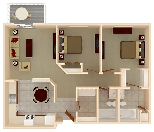 Floor plan Lincoln | Partially Renovated