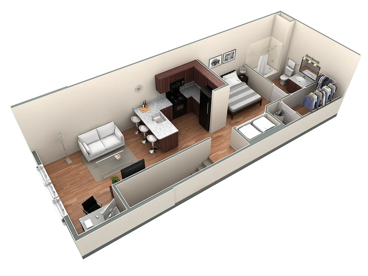 Floor plan Studio Grand Overlook