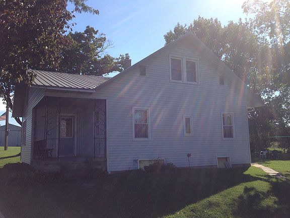 Driveway side of house