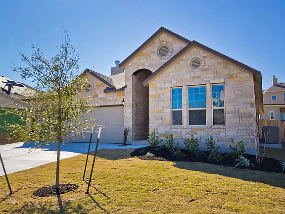 A classic stone and stucco 