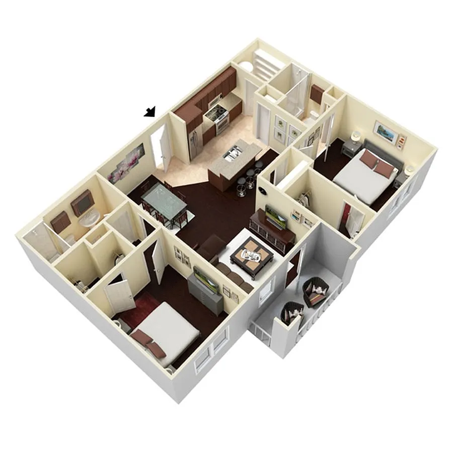 Floor plan B3