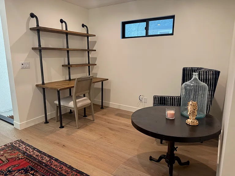 Dedicated work area - perfect for remote work situation.