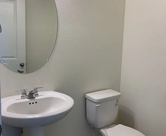 Half bath on 1st floor