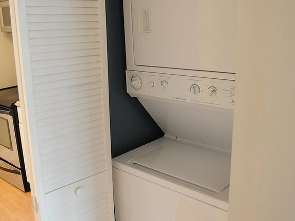 Washer and dryer in unit