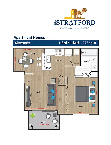 Floor plan Alameda