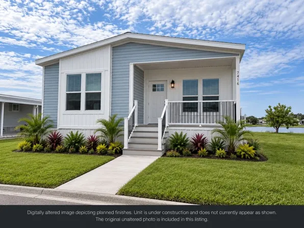 Bayshore w Rear Porch Plan, Colony Cove