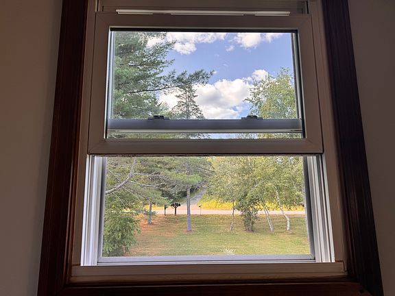 View from the living room to the front