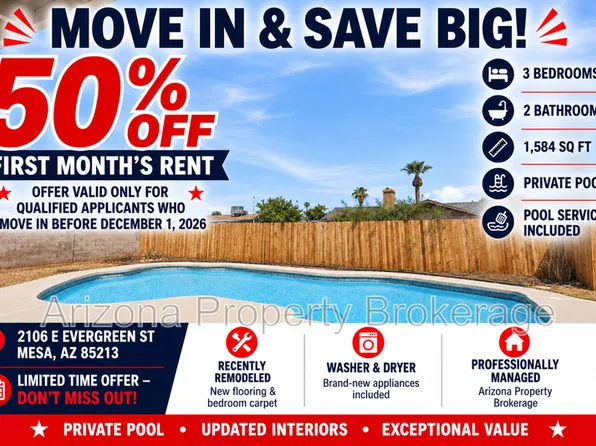 2106 E Evergreen St, Mesa, AZ 85213